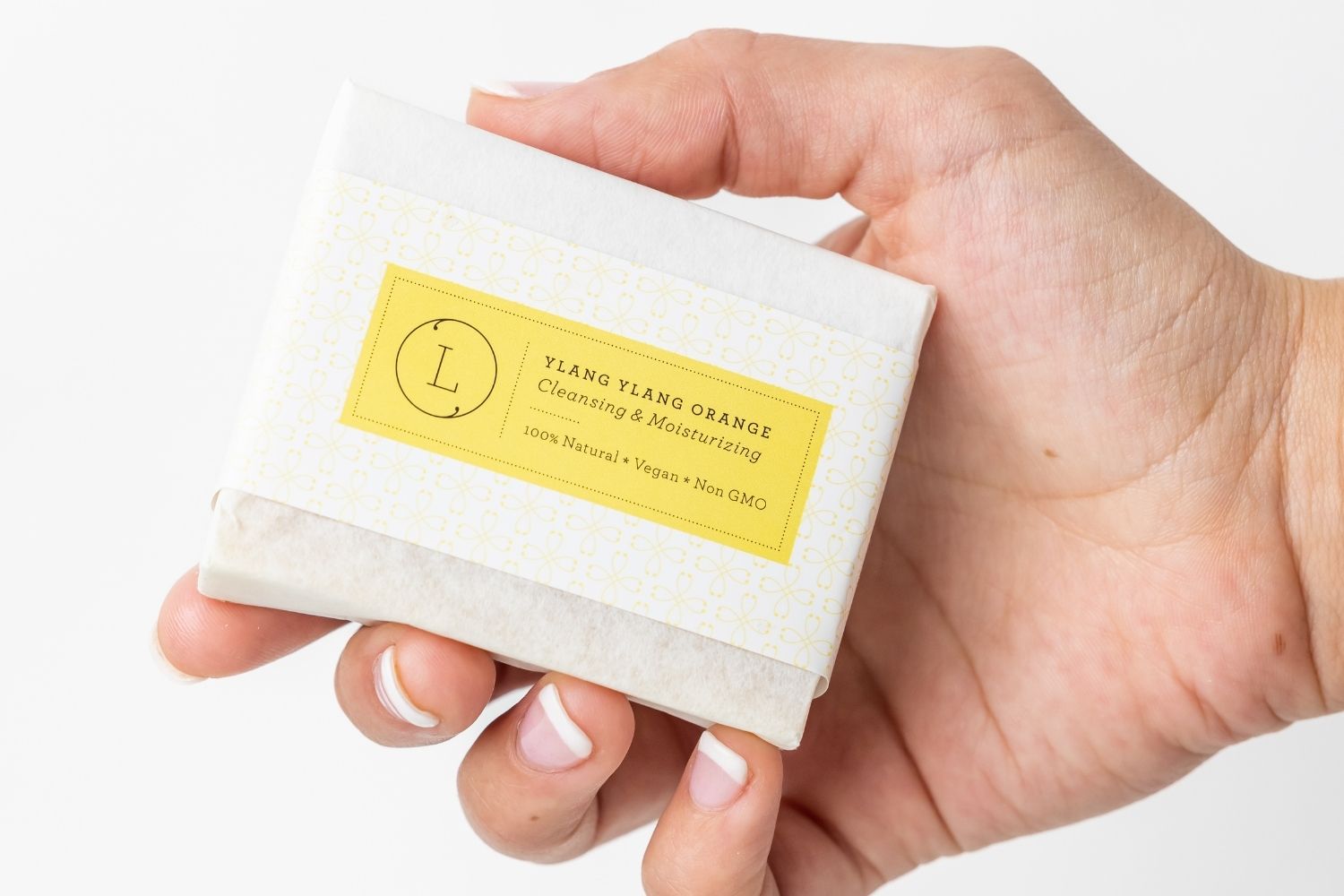 2x Natural Handmade Soap Bar, Orange Ylang Ylang Soap